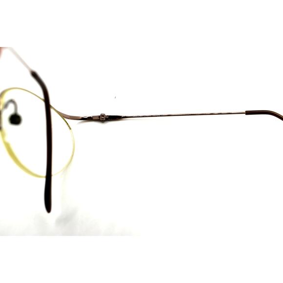 Yves Saint Laurent 4123 Y386 53-20-135 Half Rim Eyeglass FRAMES ONLY - VERY GOOD - Picture 8 of 10